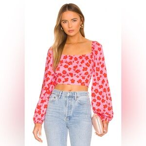 ❗️𝗣𝗥𝗜𝗖𝗘 𝗗𝗥𝗢𝗣❗️ Sanctuary Going Solo Crop Tie Top - M